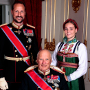 With King Harald and Crown Prince Haakon... Photo: Lise Åserud, NTB scanpix